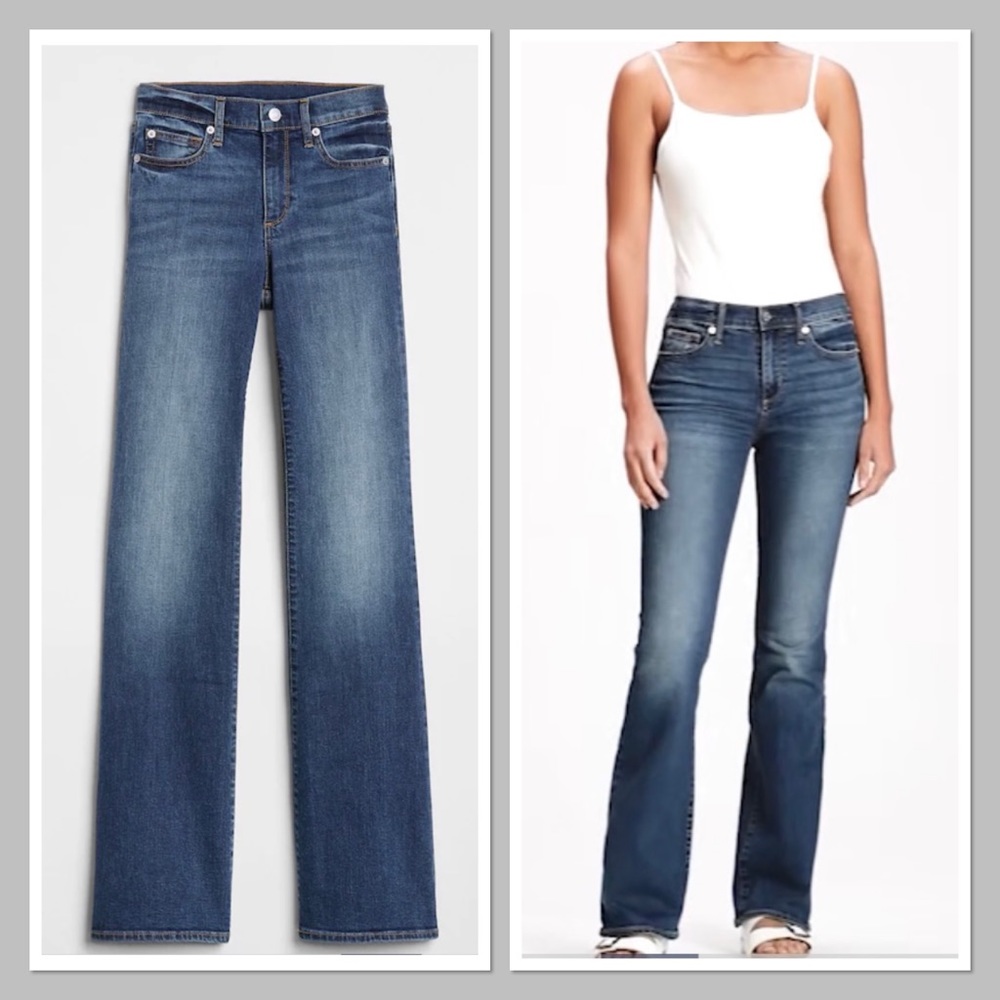 GAP Perfect Boot Mid Rise Jeans